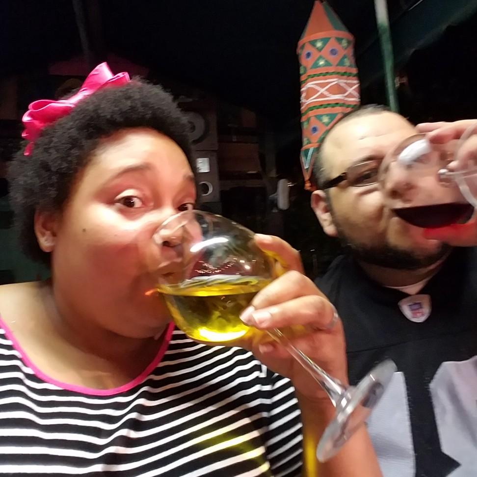 Us getting an early drinking start for New Year's Eve 2015. 10...9....8....