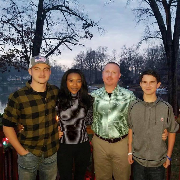 Christmas Eve 2016 at AJ's Mom and Stepdad's house on the beautiful Timberlake! :)