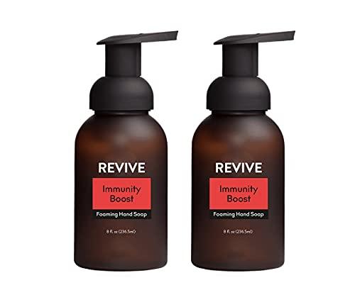 REVIVEEO Immunity Boost Foaming Hand Soap 2 Pack by Revive Essential Oils - 100% Pure Therapeutic Grade, For Diffuser, Humidifier, Massage, Aromatherapy, Skin & Hair Care