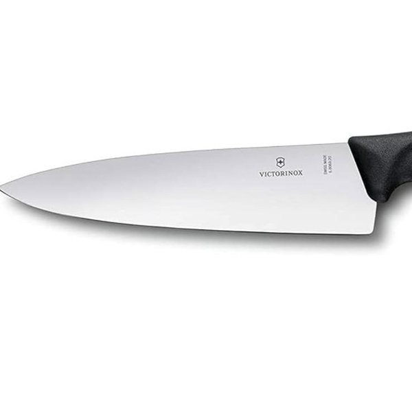 Victorinox Swiss Classic 8-Inch Chef's Knife with Straight-Edge Blade and Black Handle