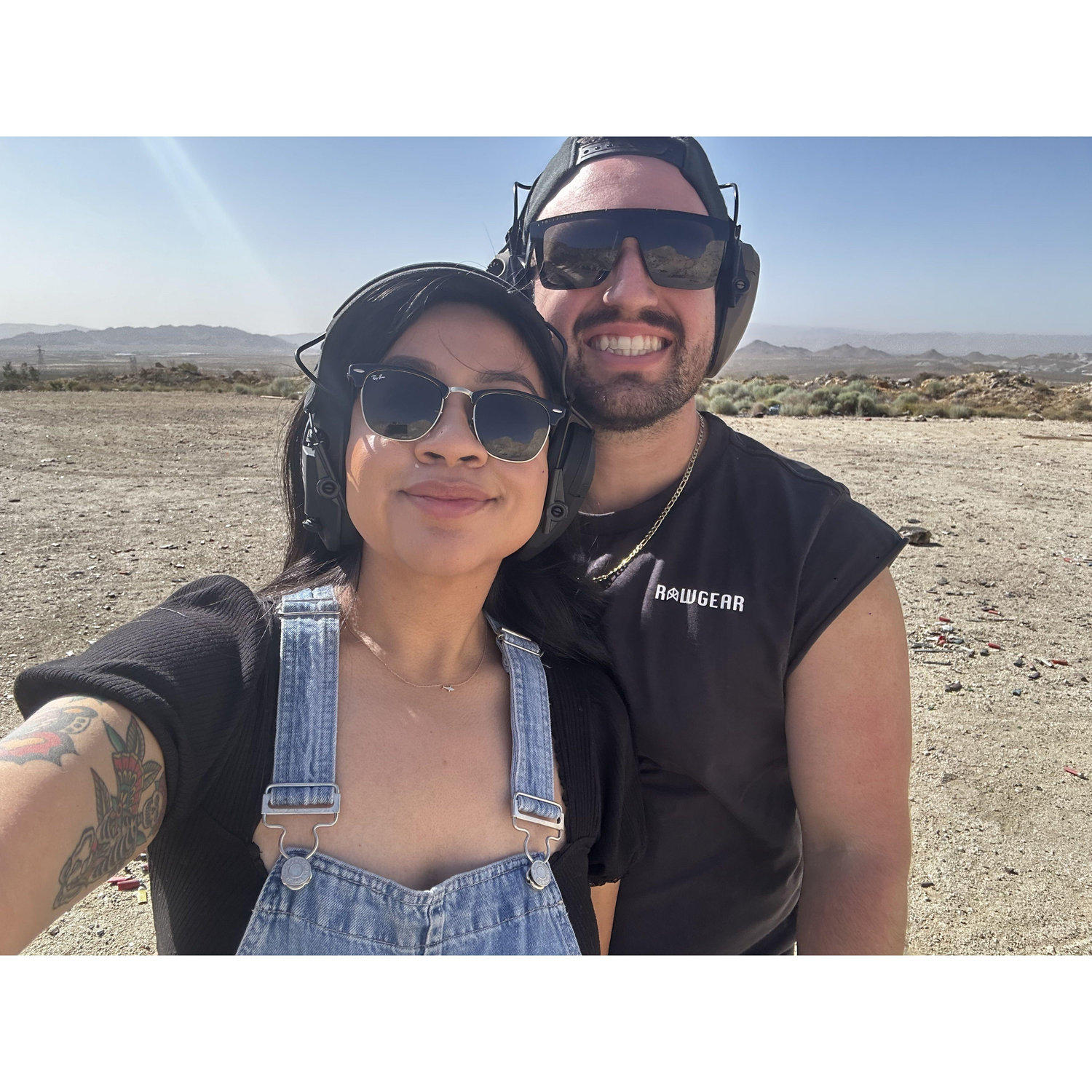 Our first photo together. ❤️