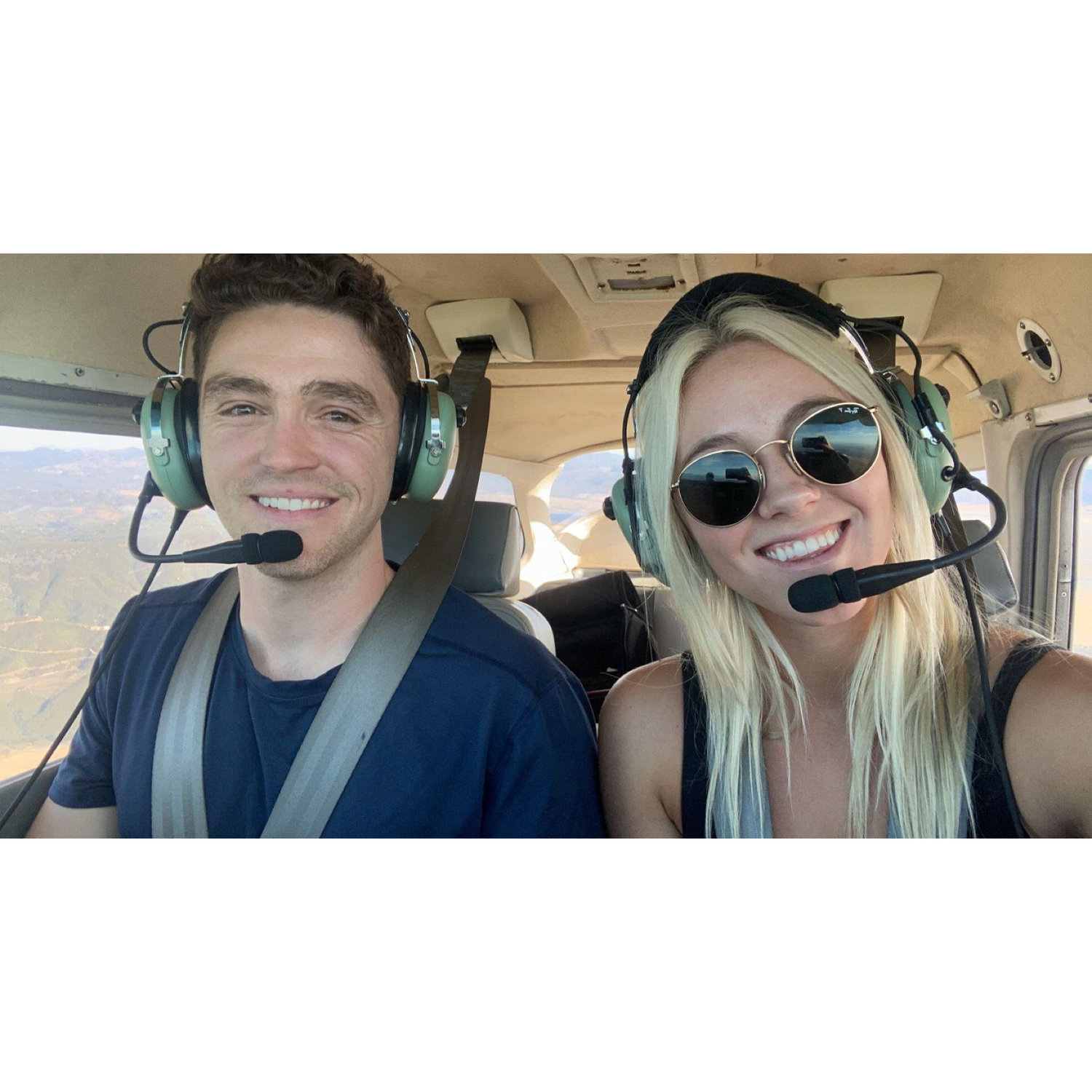 Amy's first flight with Austin - San Diego, CA - March 2022