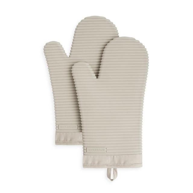 KitchenAid Ribbed Soft Silicone Oven Mitt (Set of 2)