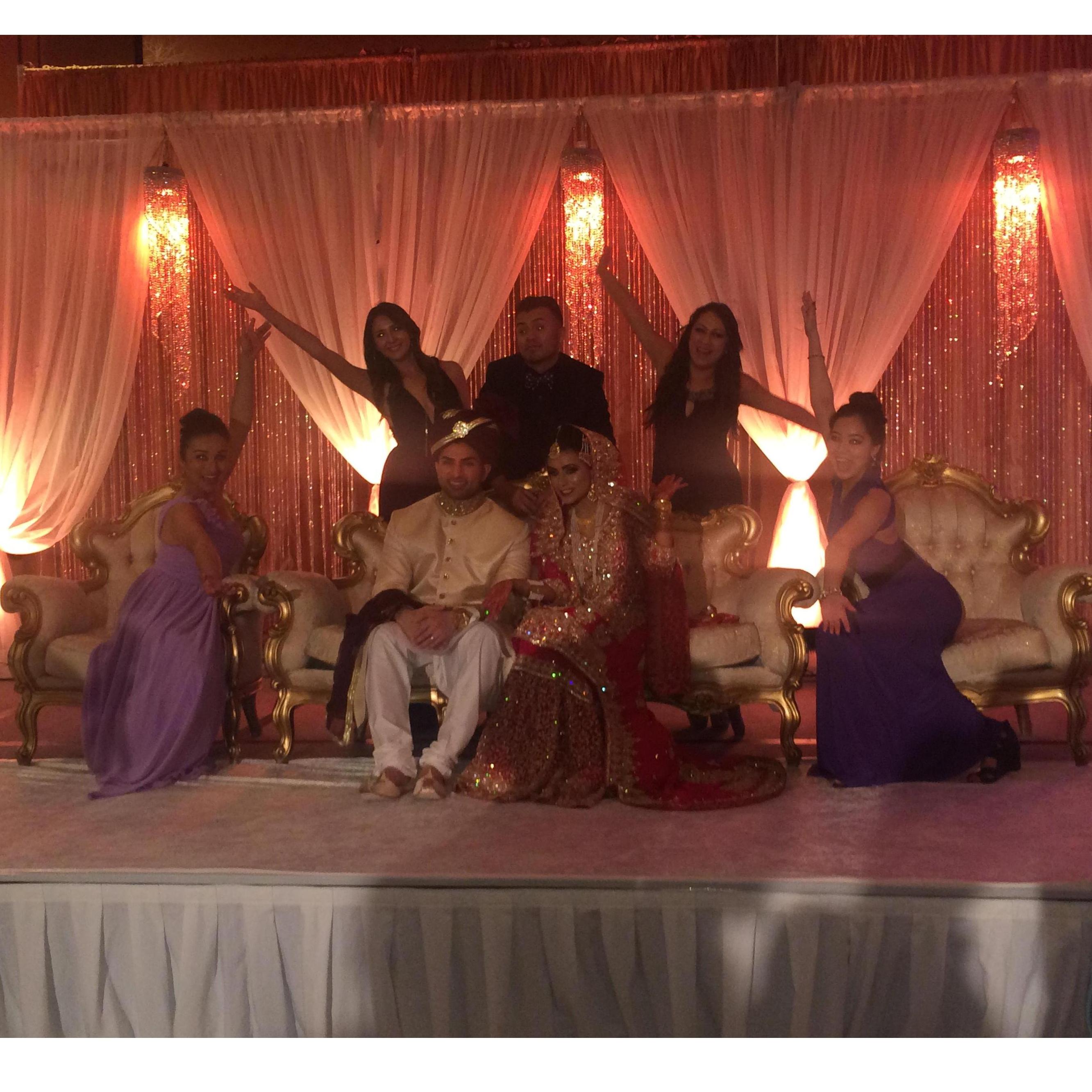 that one time we attending our friend's 5 -day wedding