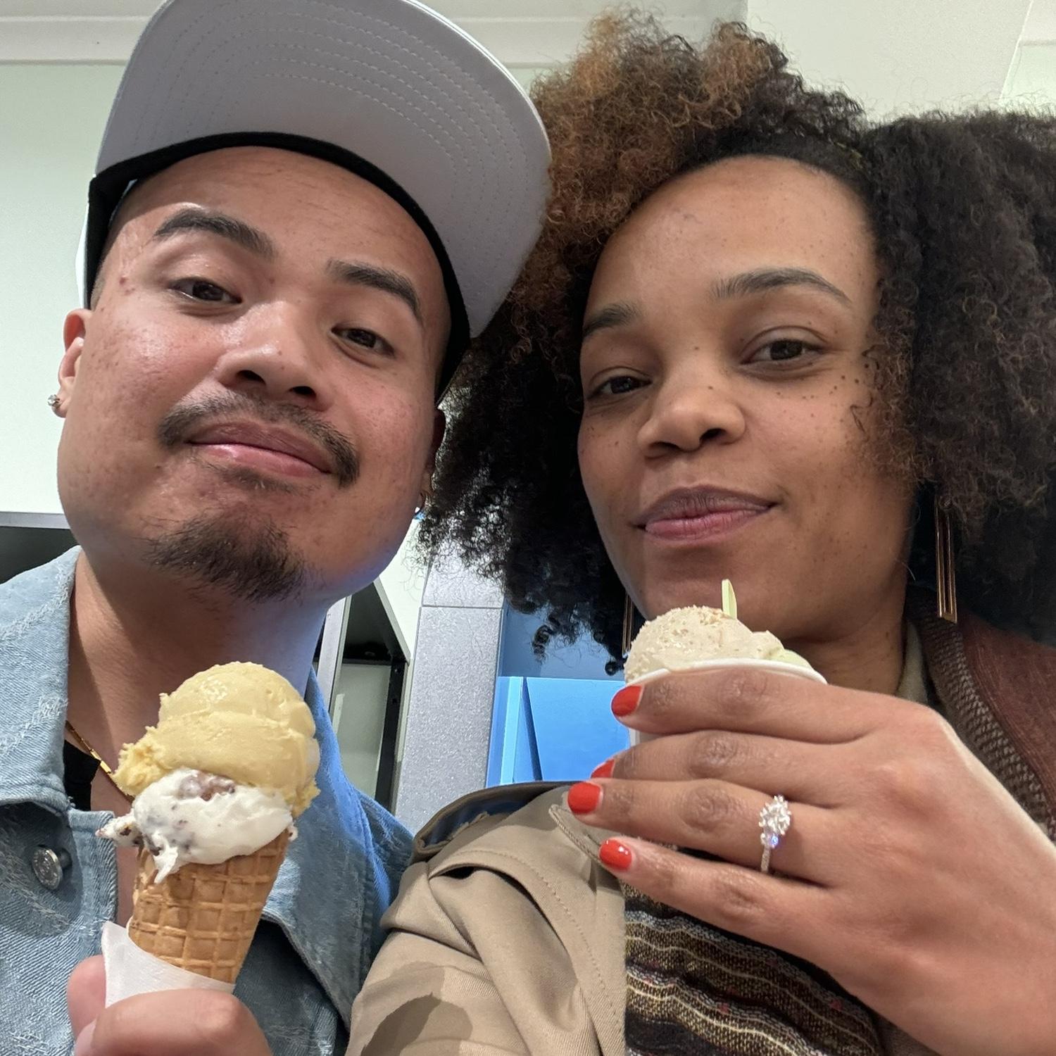 Ice cream in Rome. Ooooh!