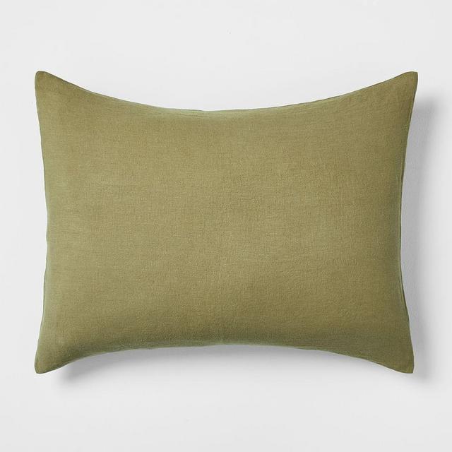 European Flax Linen Duvet, Standard Sham Set, Cedar