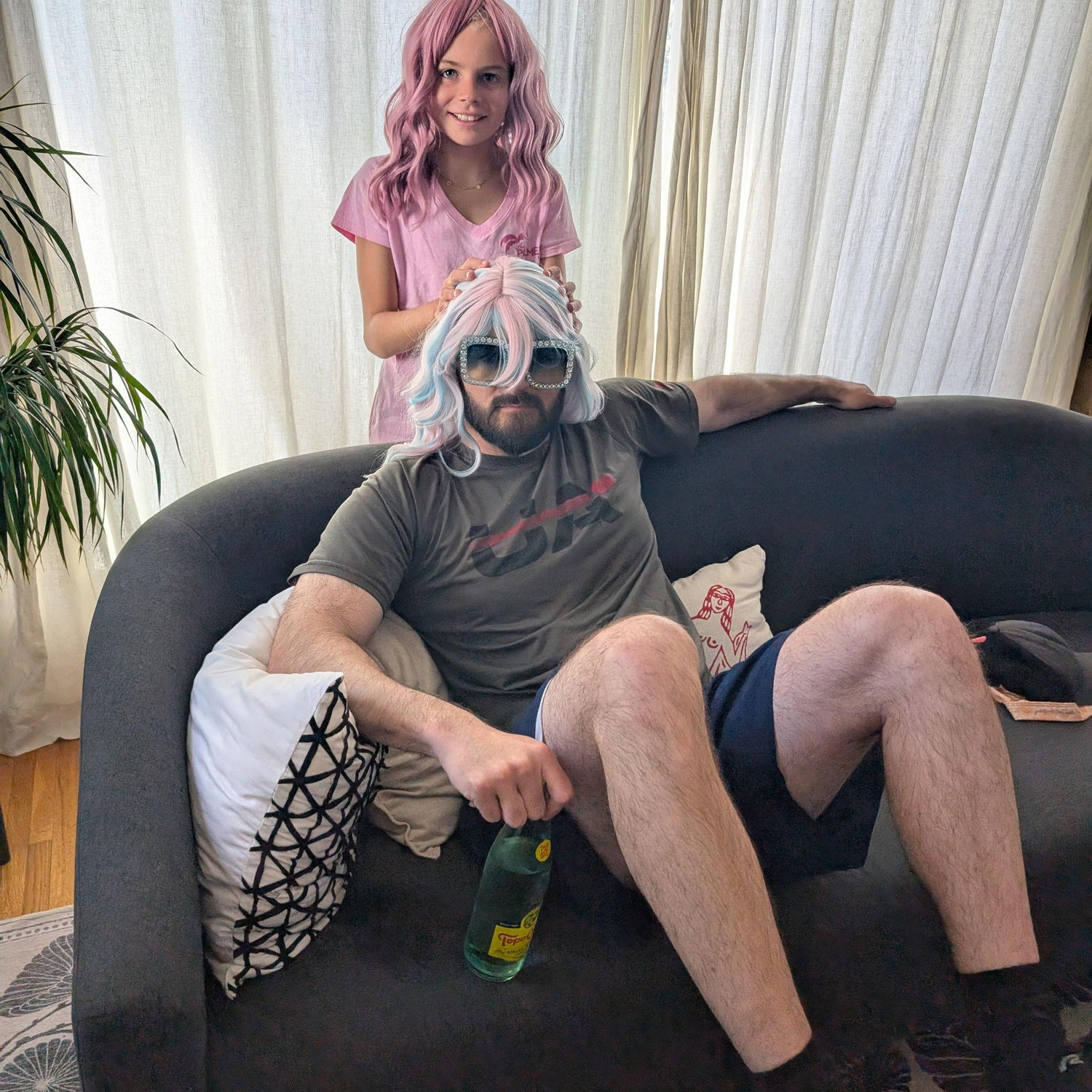 Wig try-on with Avery