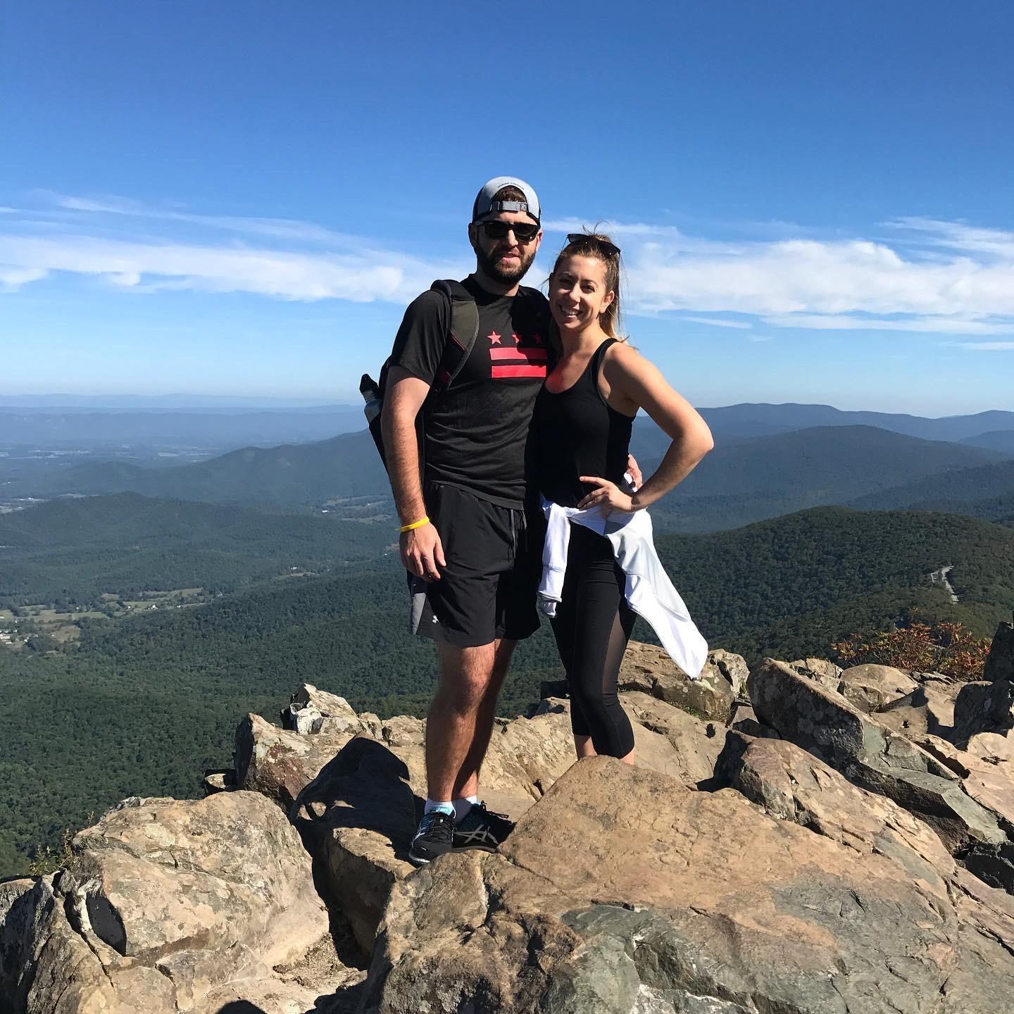 Our first weekend away in Shenandoah together--and now we go regularly each year