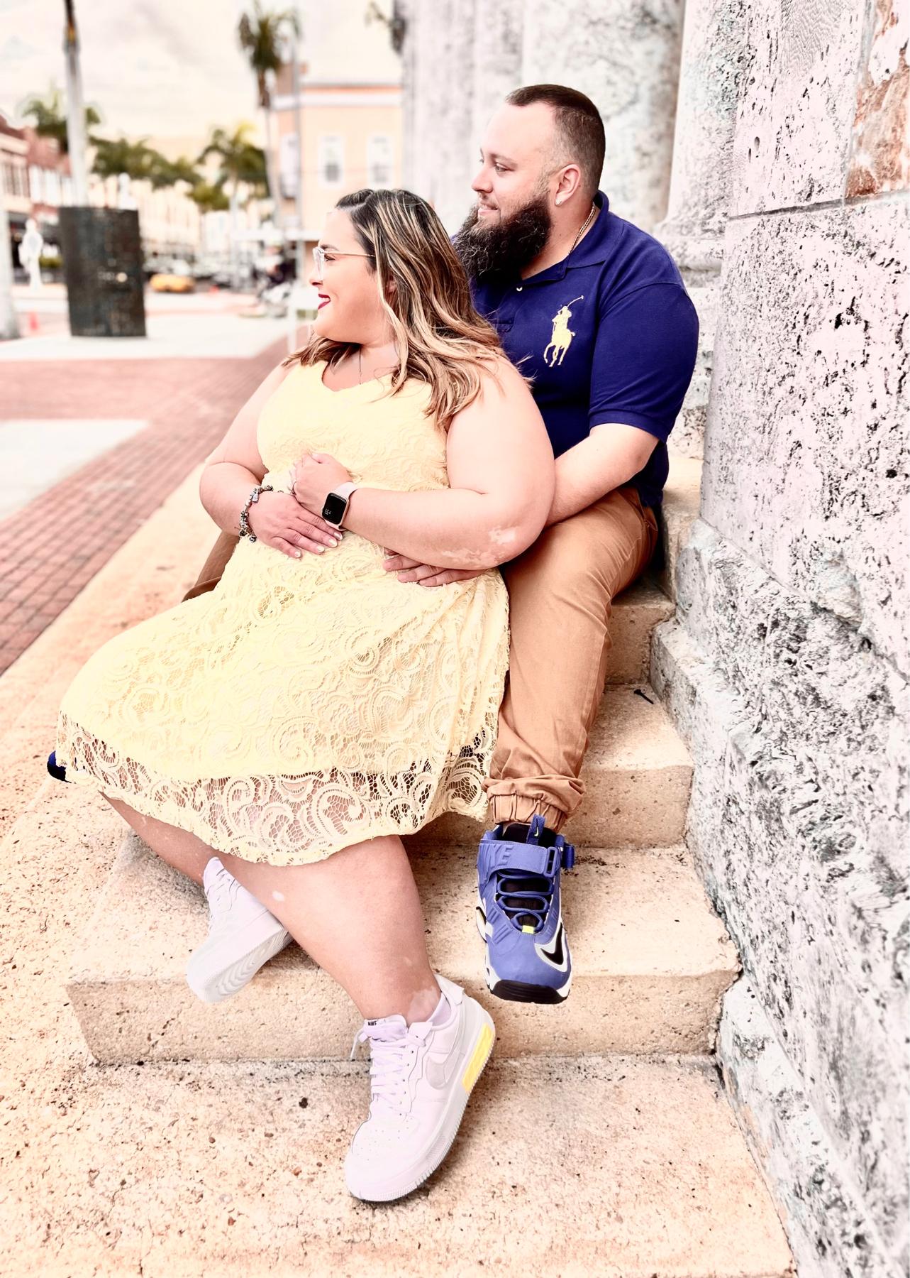This is my favorite photo of us! 

Save the dates photoshoot. 

Photo By Alisha Fernandez