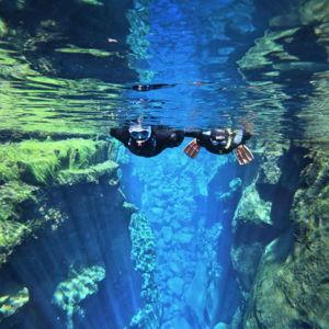 Snorkeling Between Tectonic Plates