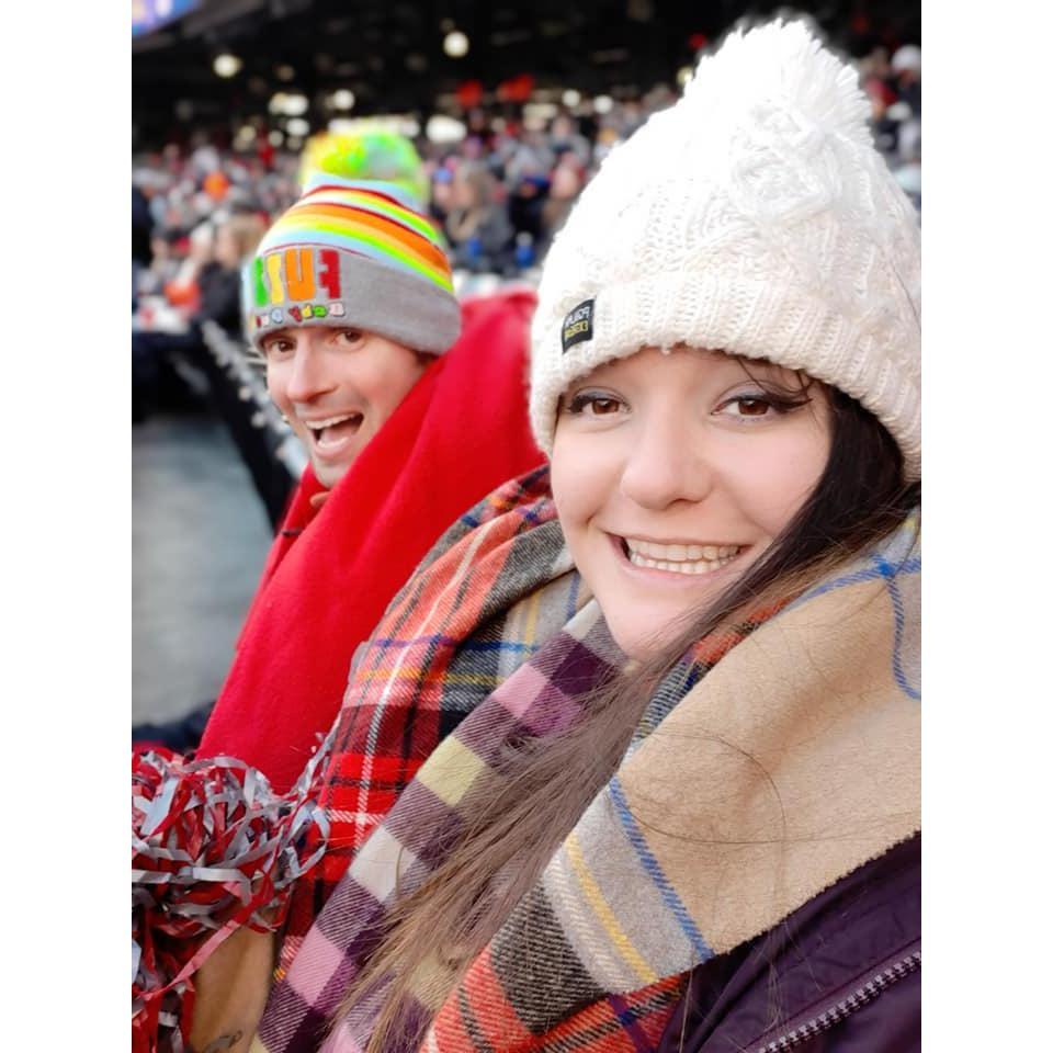 Fun at football games - Go SUNY Cortland!