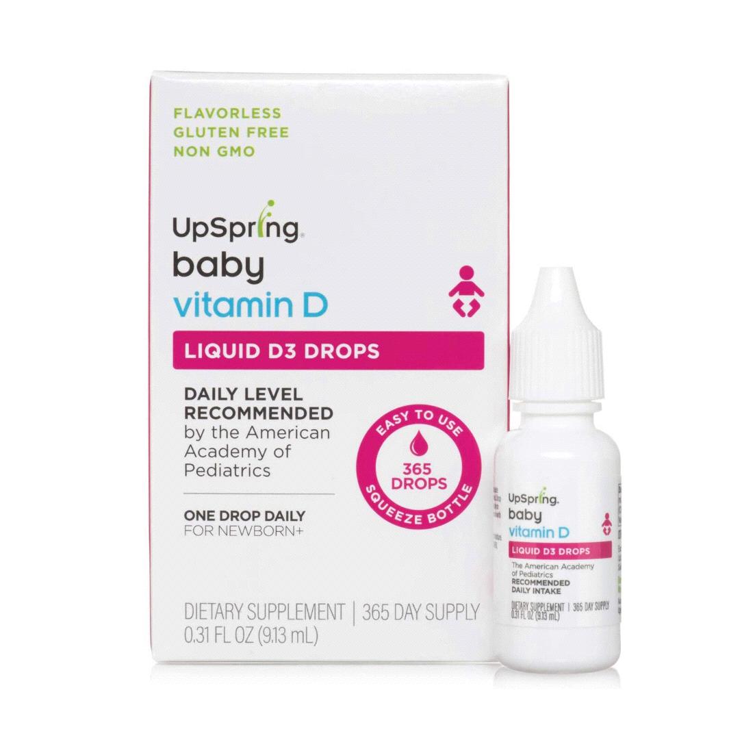 UpSpring Baby Vitamin D3 Drops for Infants