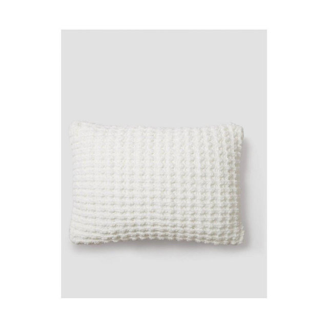 SUNDAY CITIZEN Snug Waffle Decorative Pillow, 12" x 18"