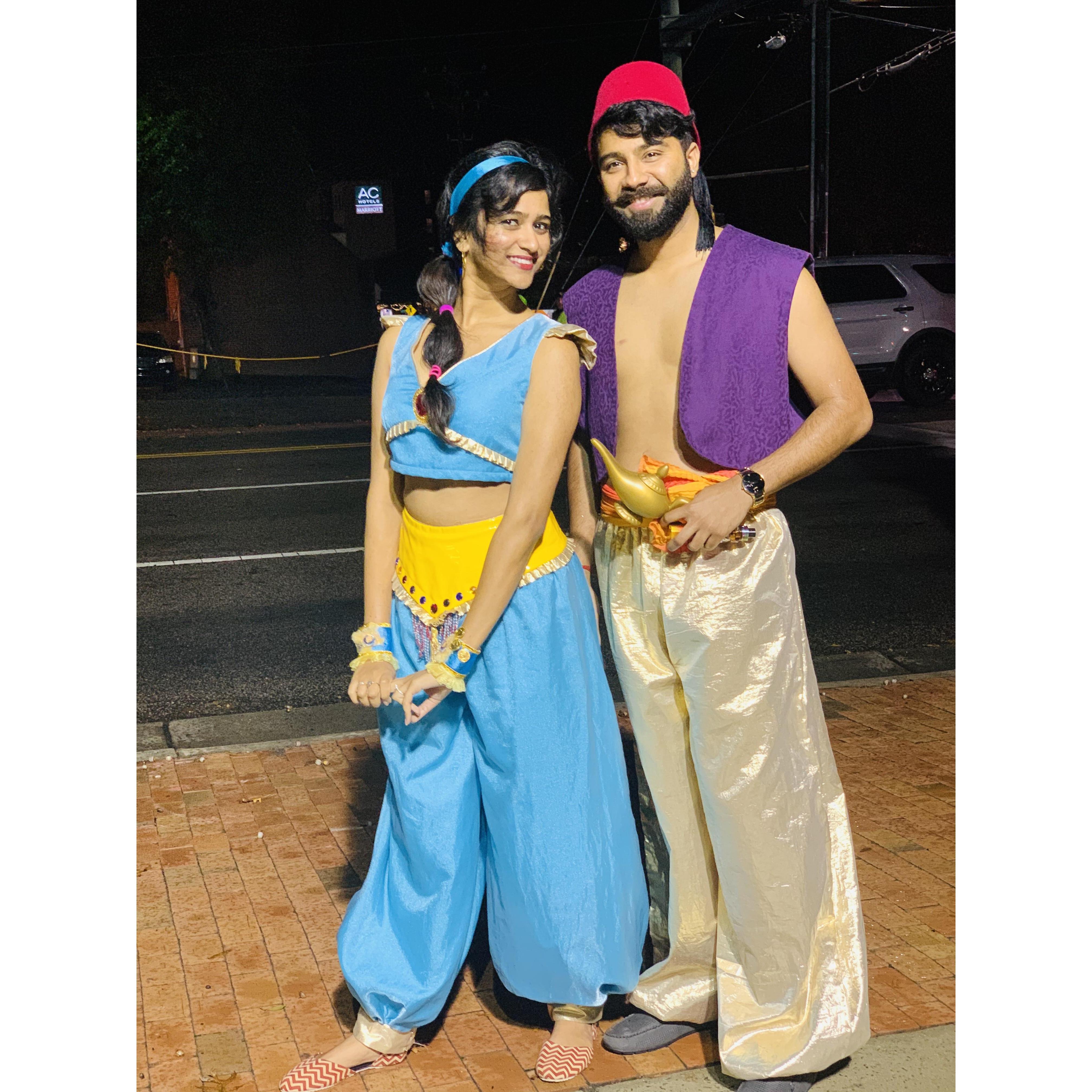 We are like the Alladin Jasmine's enchanted tale.