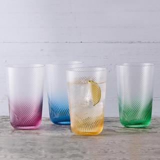 Swirl Highball Tumbler, Set of 4