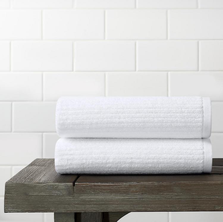 Boll & Branch Spa 6-Piece Organic Cotton Towel Set in White