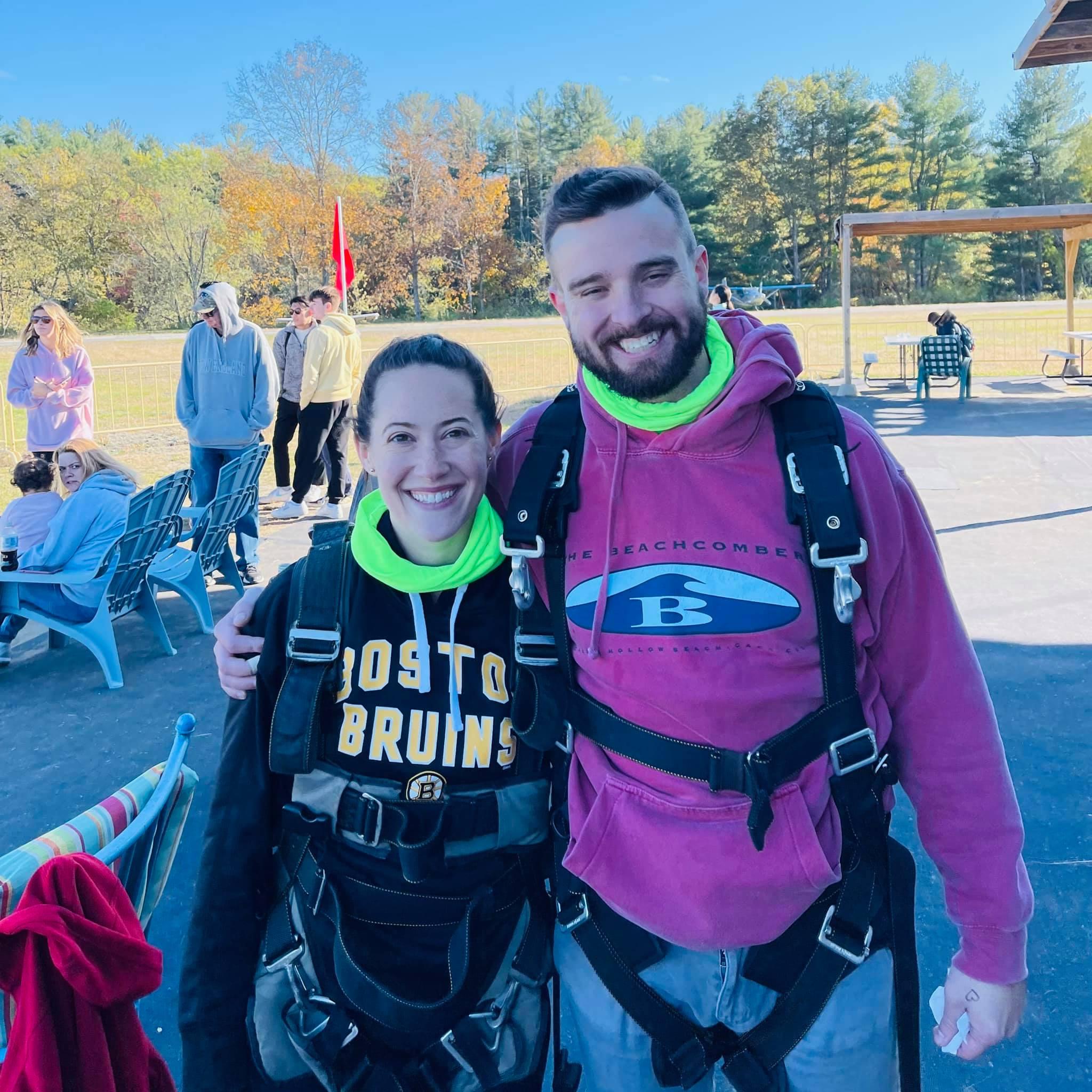 "you are only one step away from greatness...except there's no step and your 11,000 feet above the ground" -our skydiving instructor
Autumn 2021