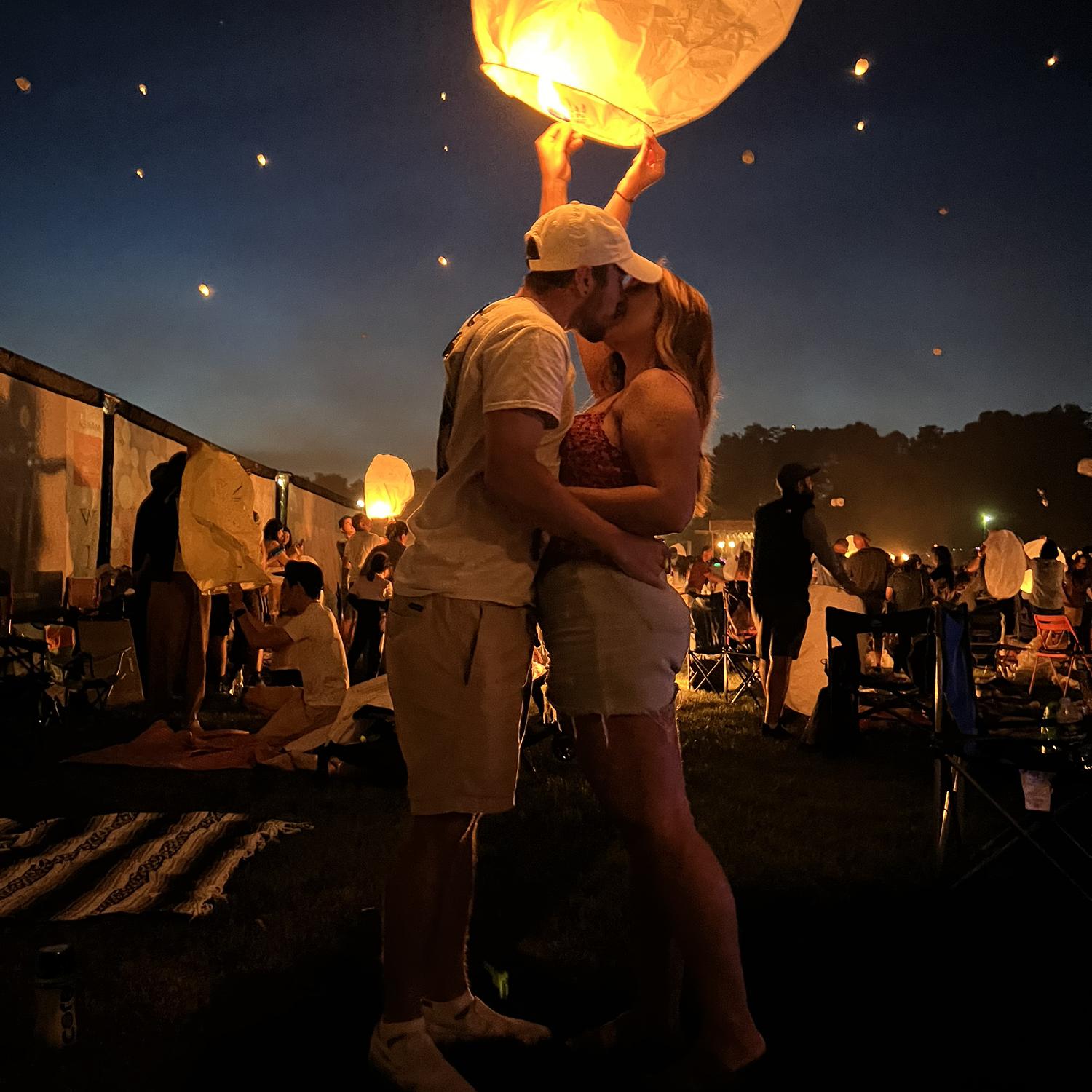 The first Night lights event in June of 2022 that sparked Blaze’s proposal idea ;)