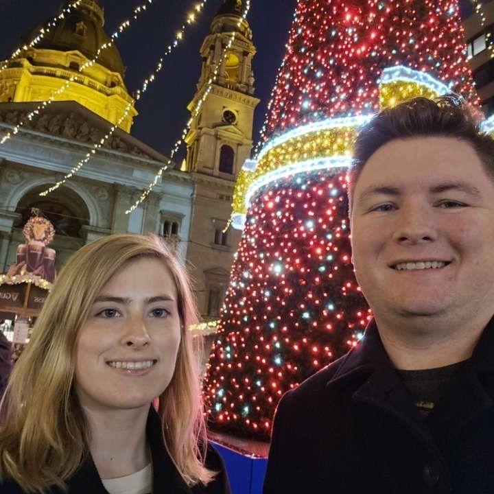 At a Christmas Market in Budapest