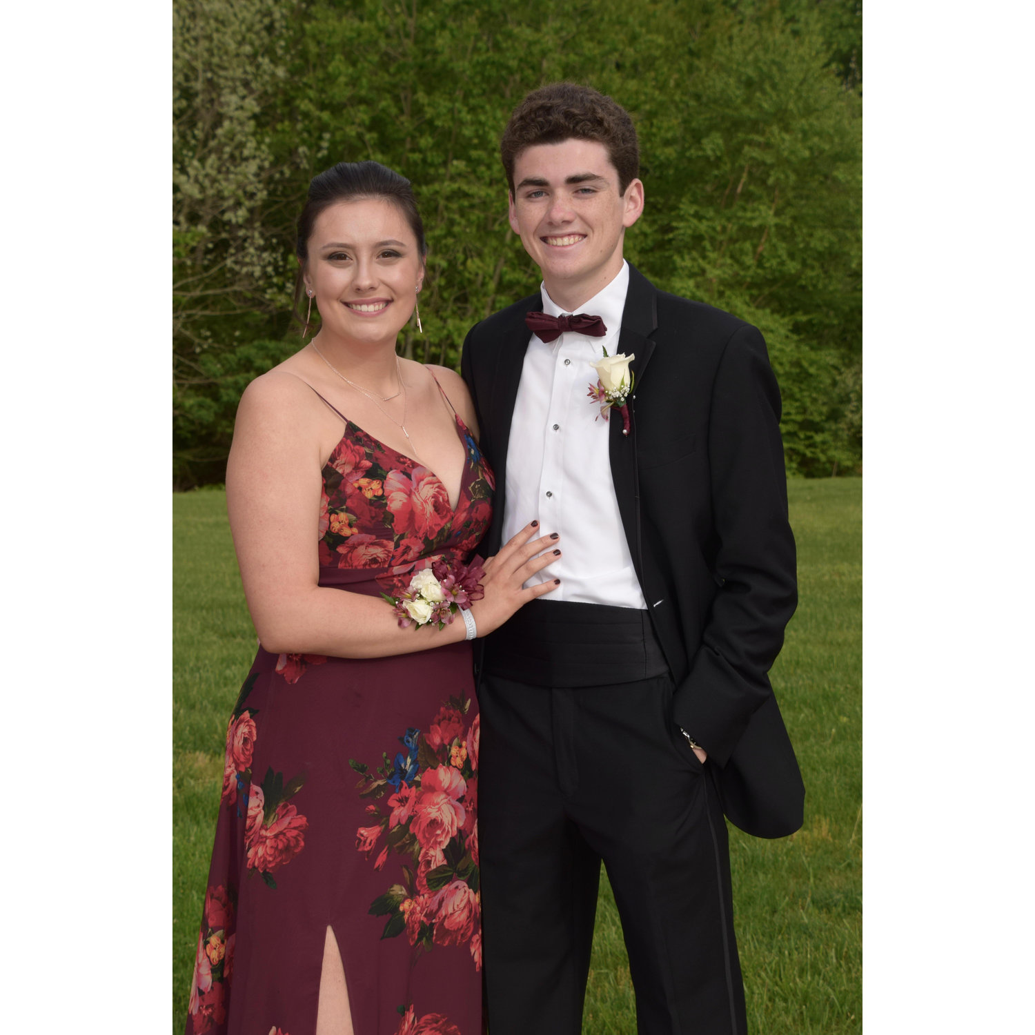 Senior year prom: Cassidy asked Aidan this time