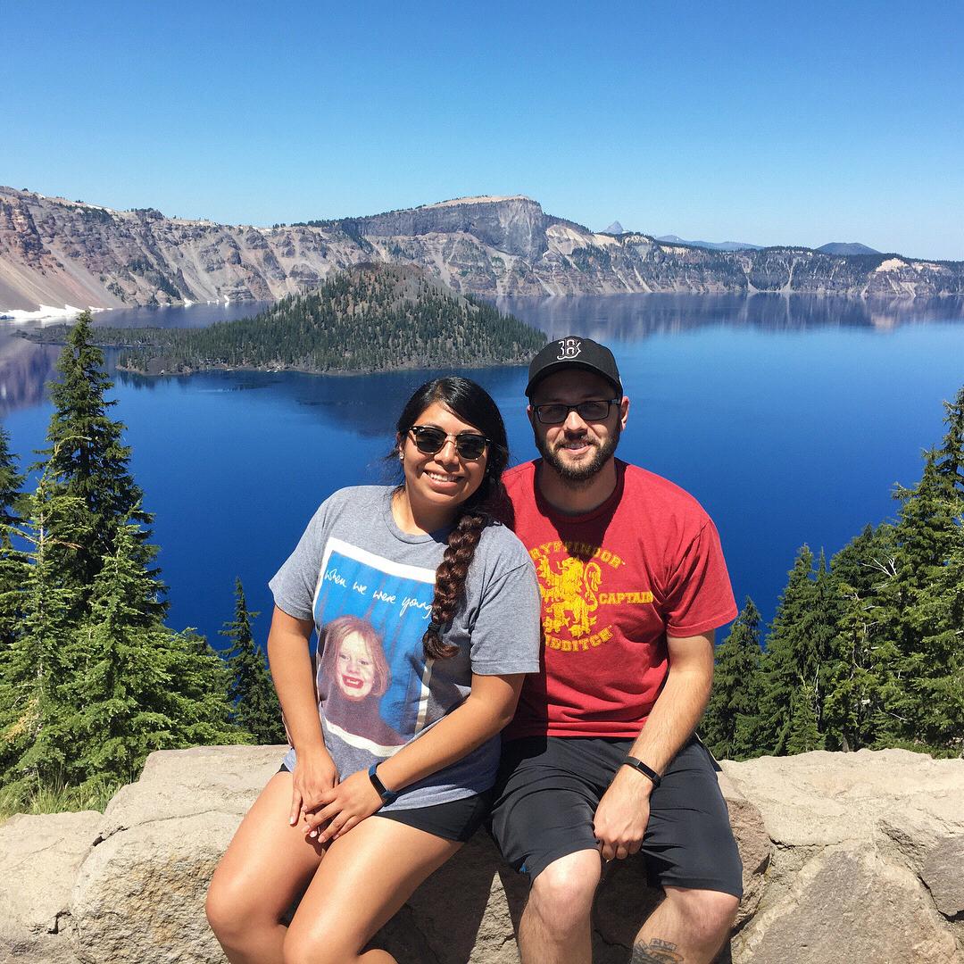 One of our first national parks together. Crater Lake, Oregon