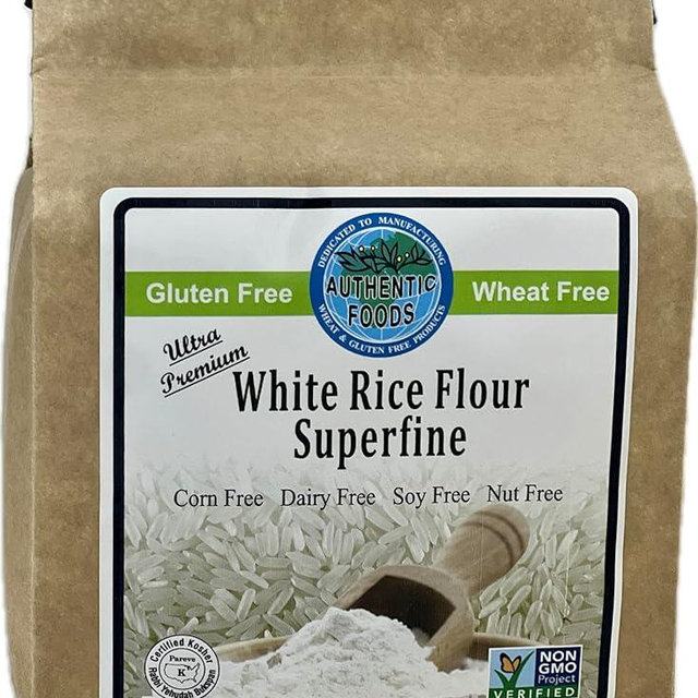 Authentic Foods Superfine White Rice Flour - 3lb