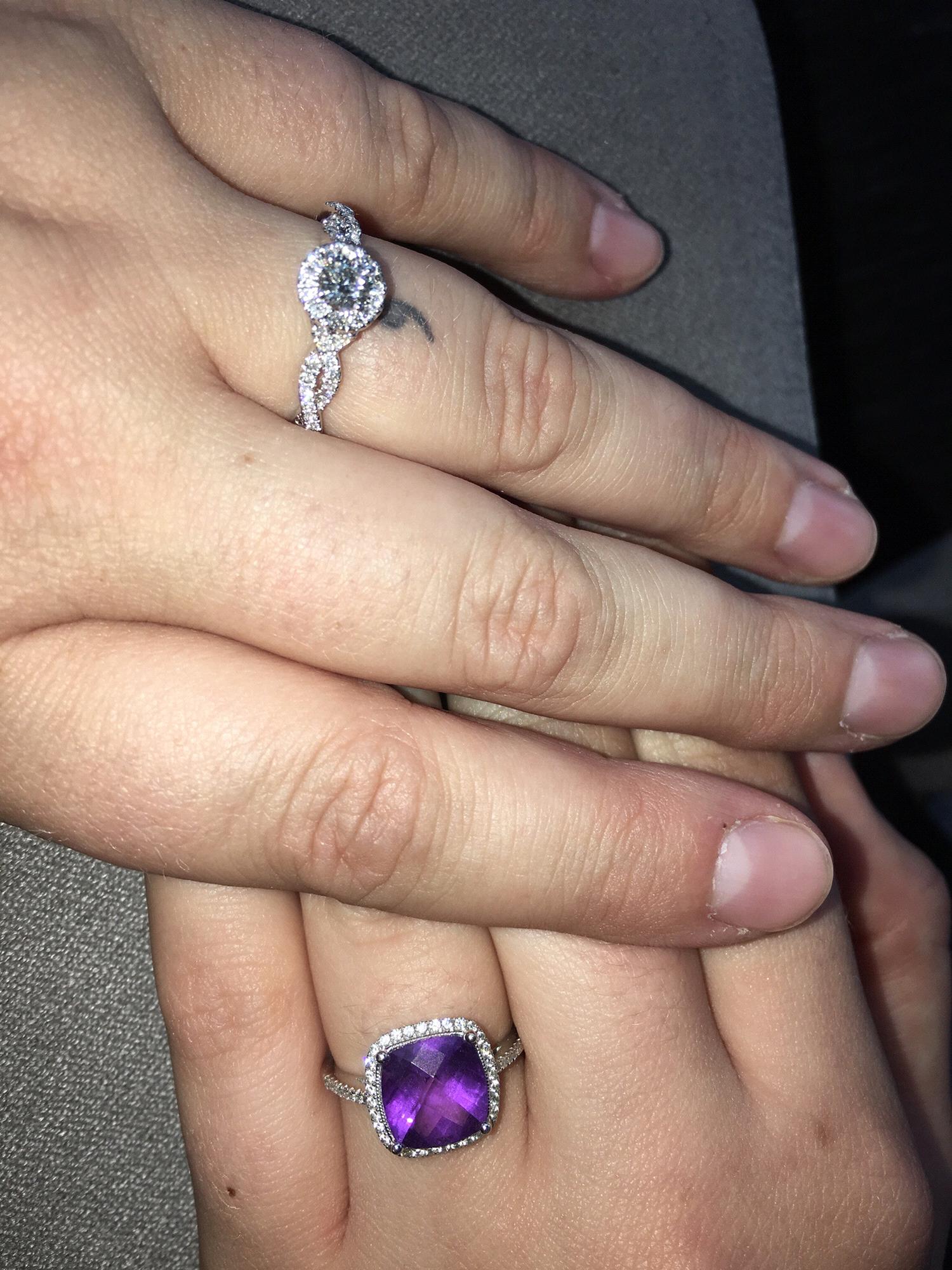 Our engagement rings <3
