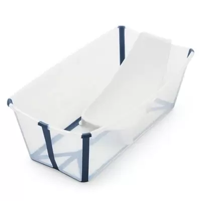 Stokke® Flexi Bath® Tub and Newborn Support Set in White/Grey