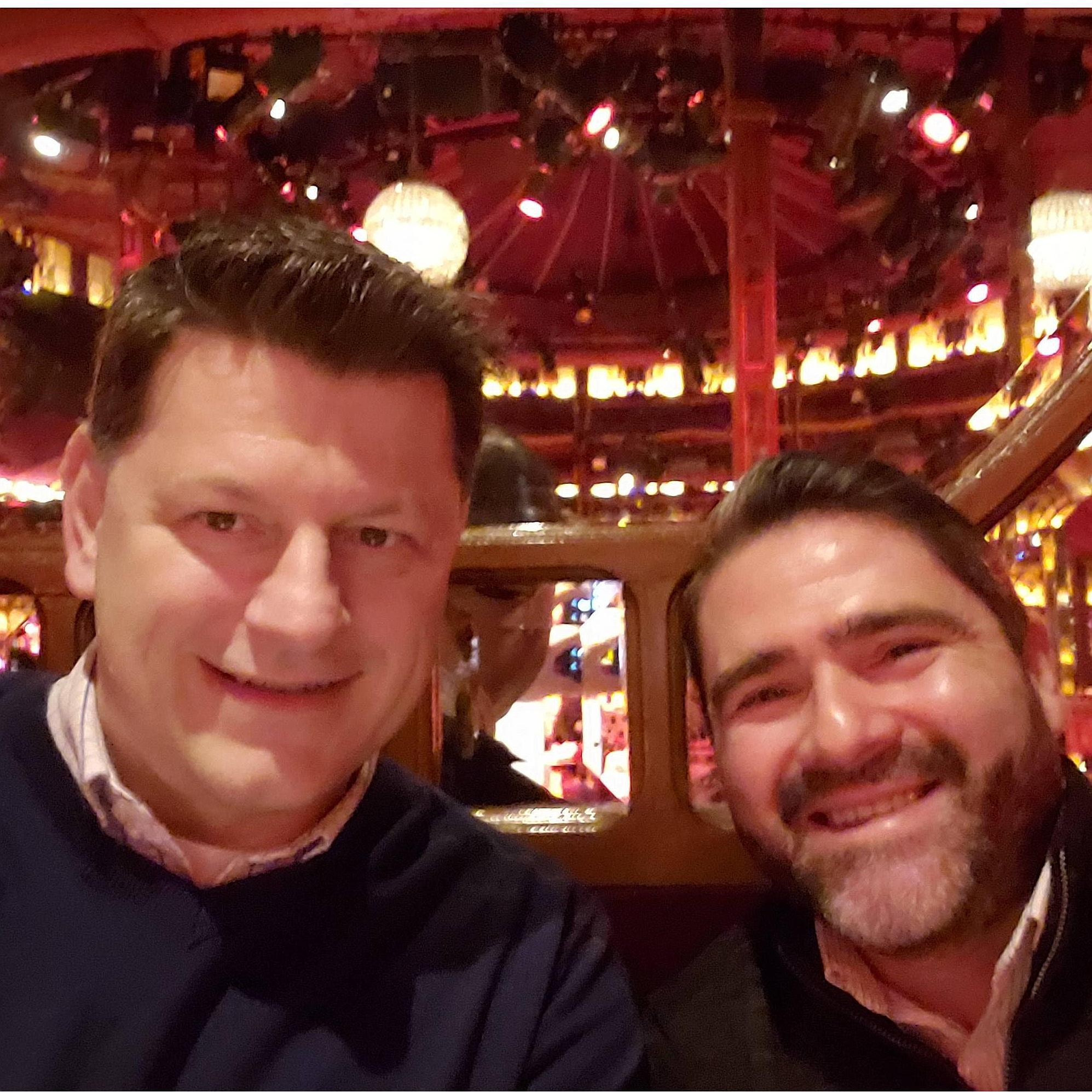 Jeff's birthday in Chicago--we love to do live theater