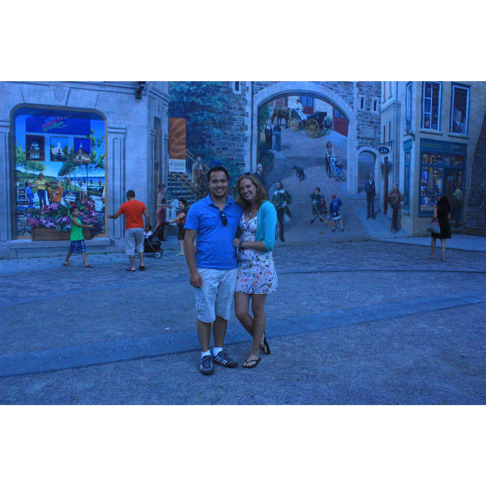 Katrina's first trip to Quebec