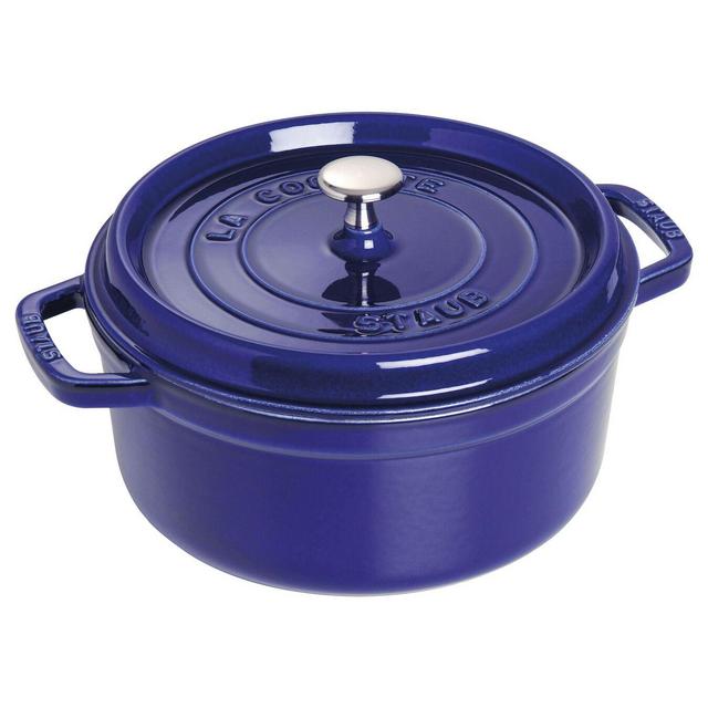 5.5-qt Round Cocotte - Dark Blue