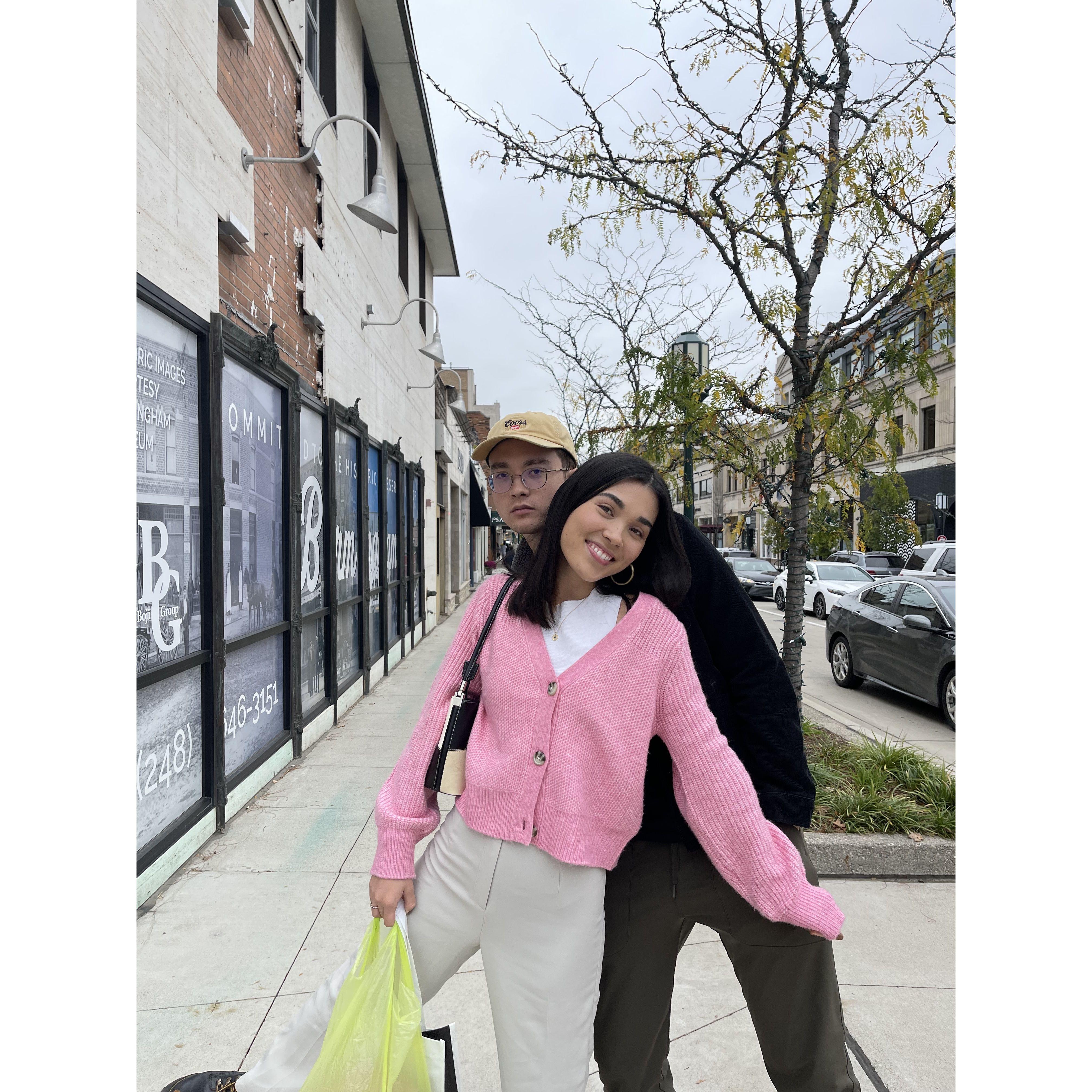 One year later, Aine landed an apprenticeship with Eisenhower Dance Detroit, and we became a real deal Midwest couple.