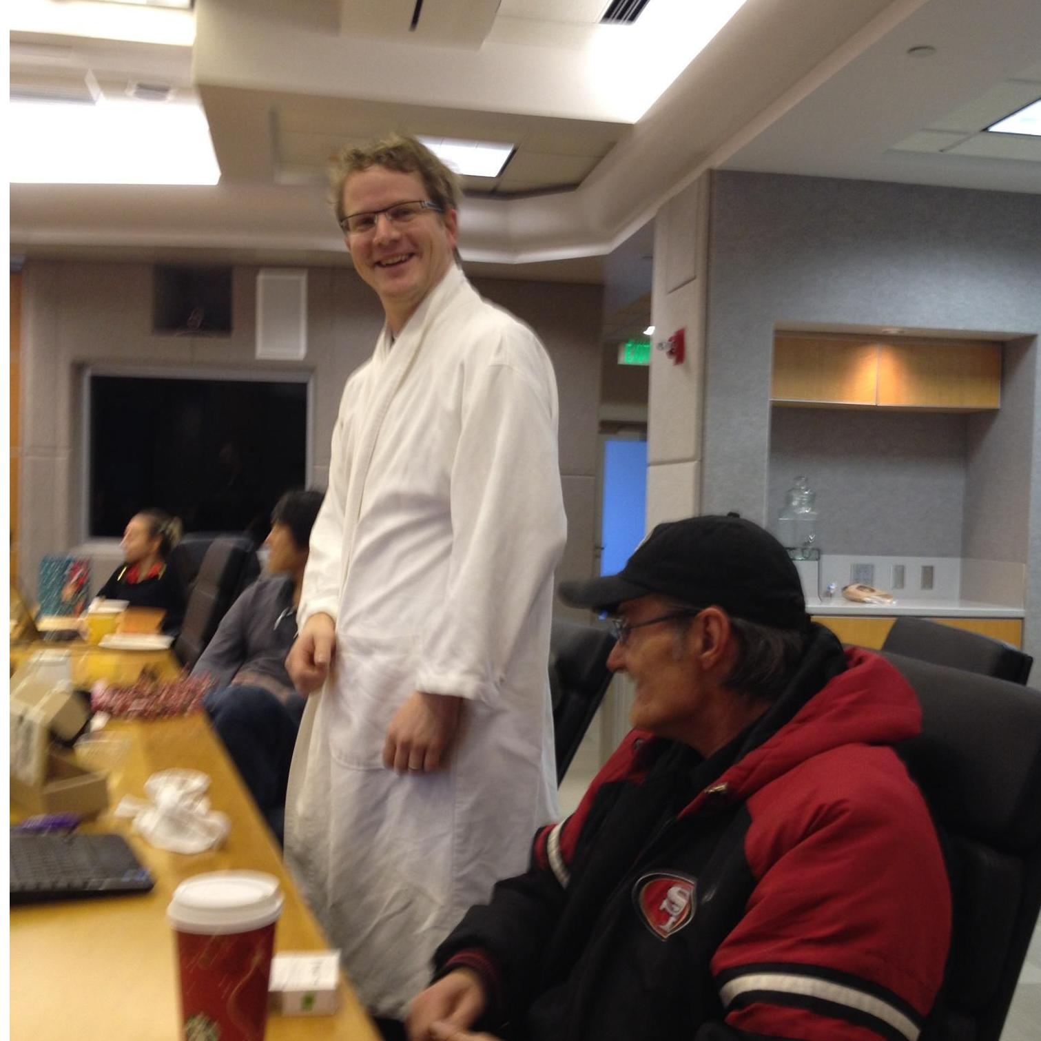 The one where we gave the robe away