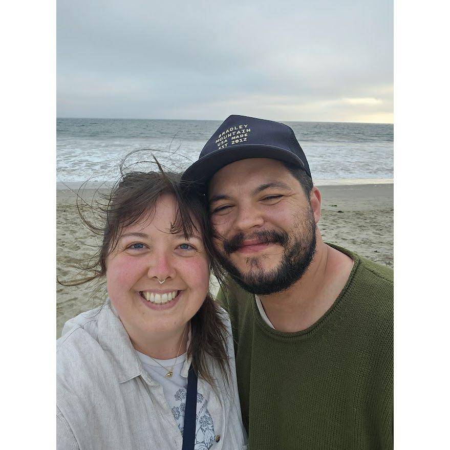 Santa Monica beach!