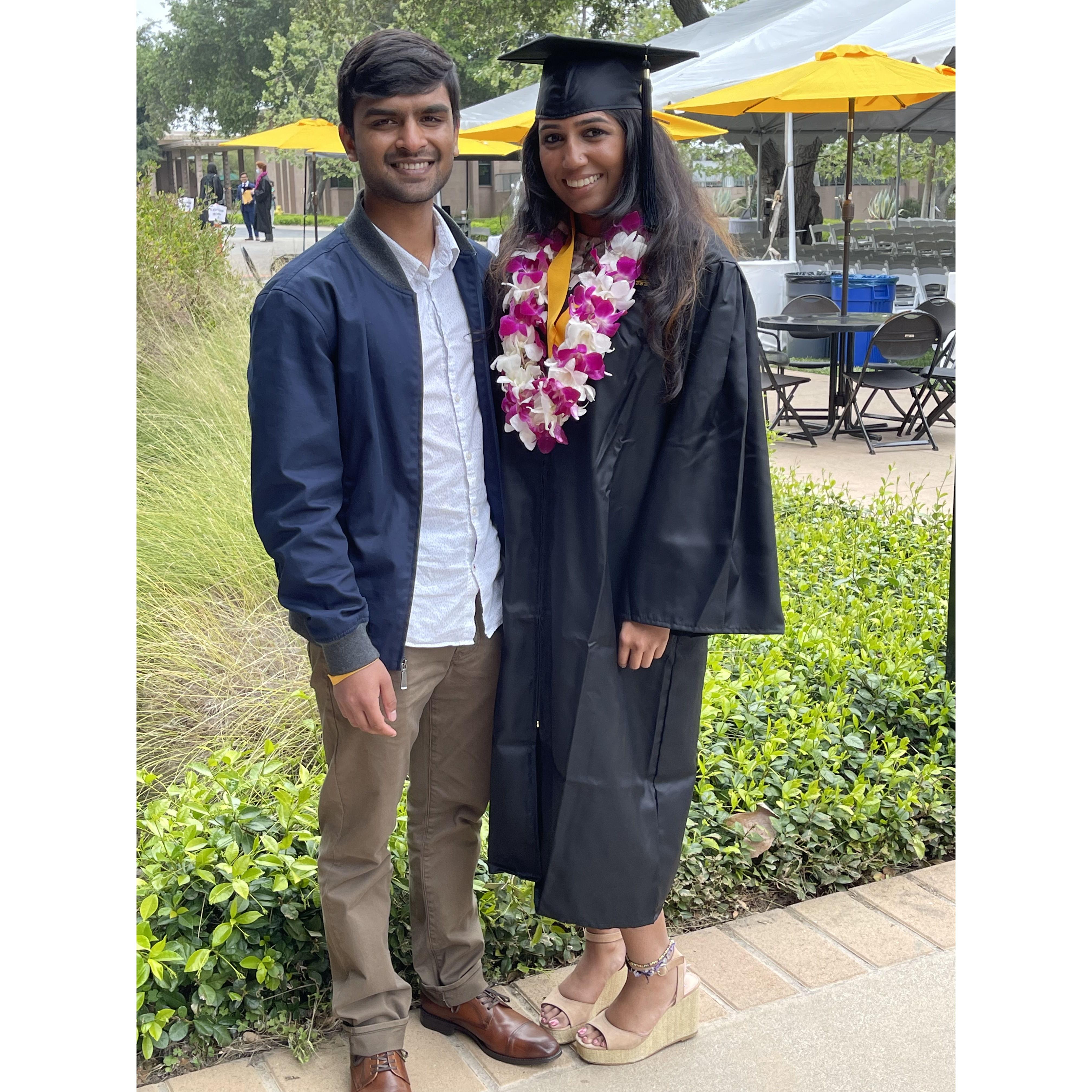 Priyanka's graduation ceremony! A year or two late, courtesy of Covid