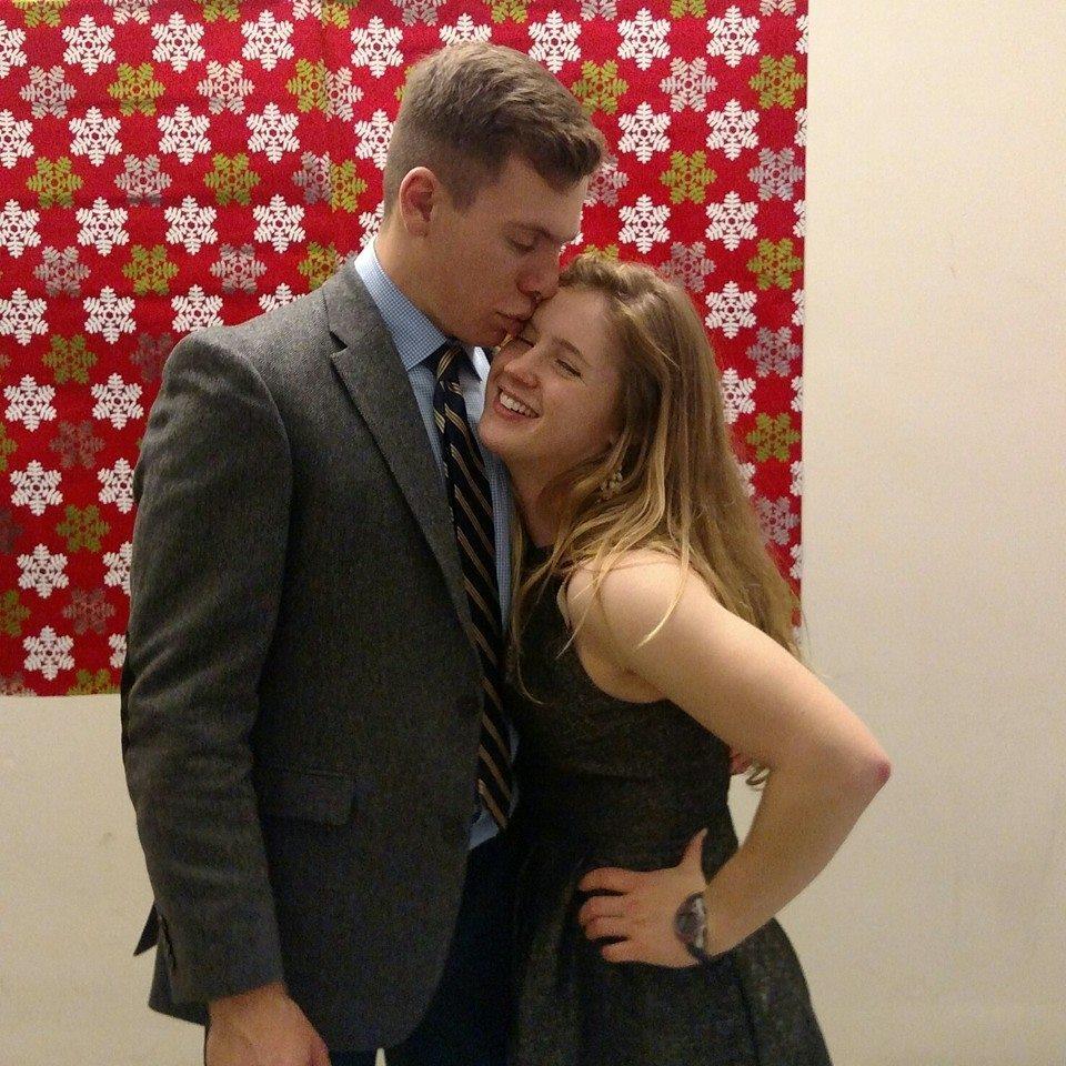 Reminiscing about Noah's "trendy" college haircuts for one of Katherine's Soccer Formals!