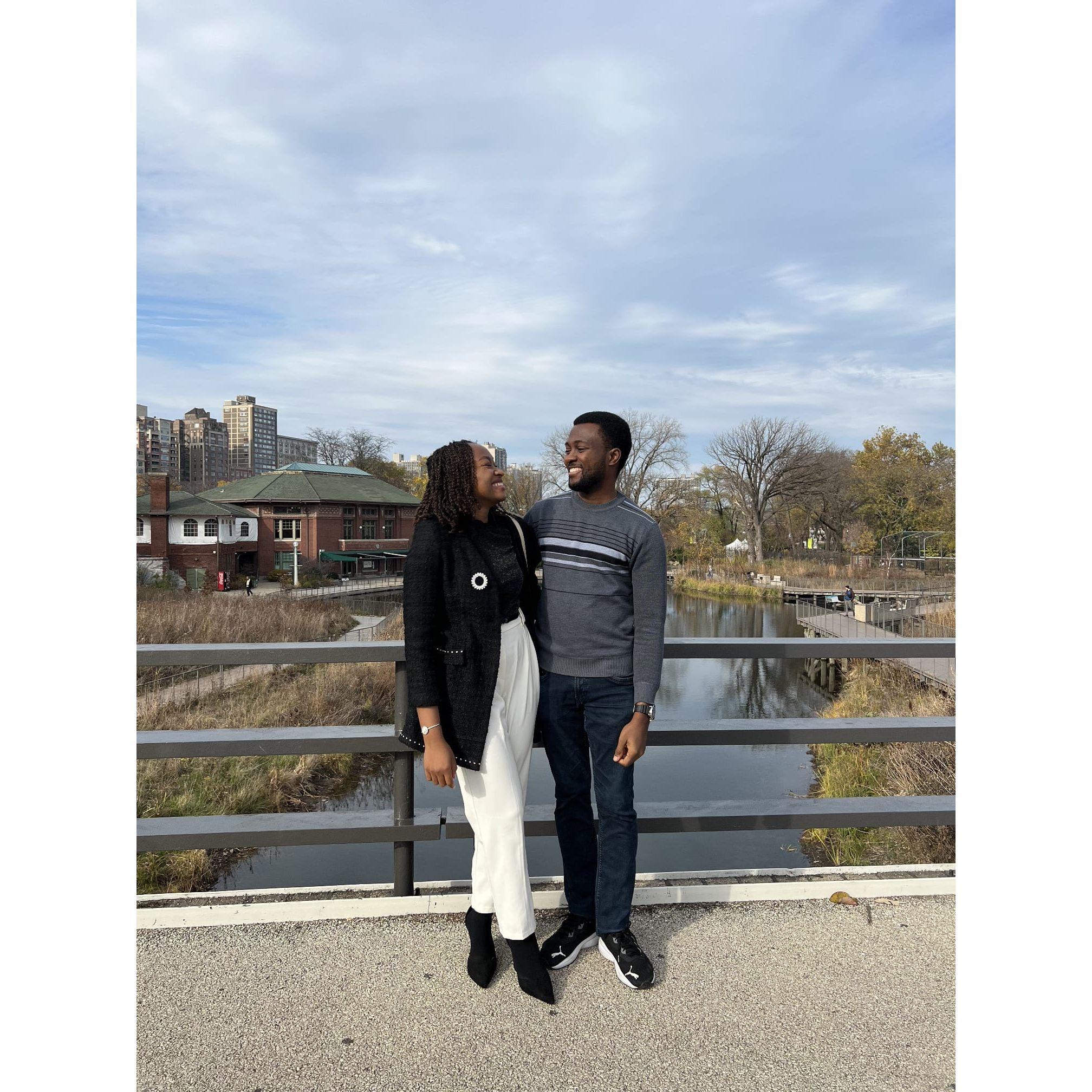 When Dozie moved to Chicago and Joy got to play tour guide — city sights and sweet moments! 🏙️💫