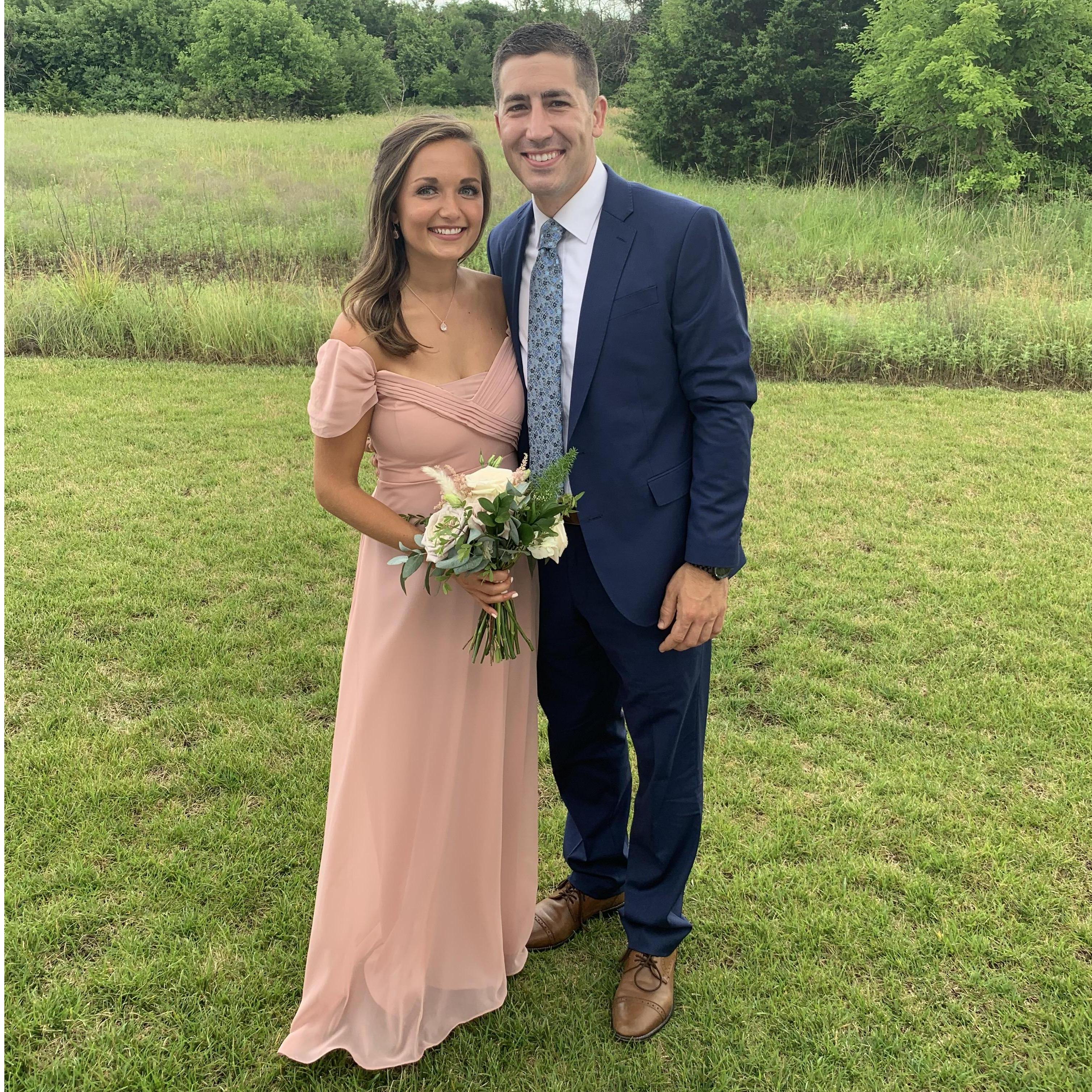 Dillon would tag along to a wedding with Alexandra practically every month