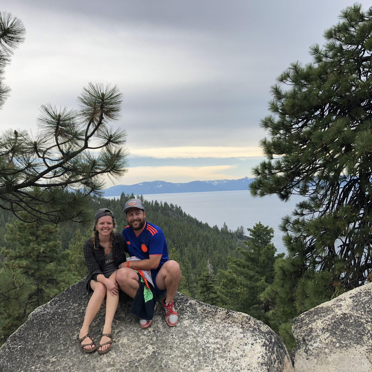 One of our first trips to Lake Tahoe together