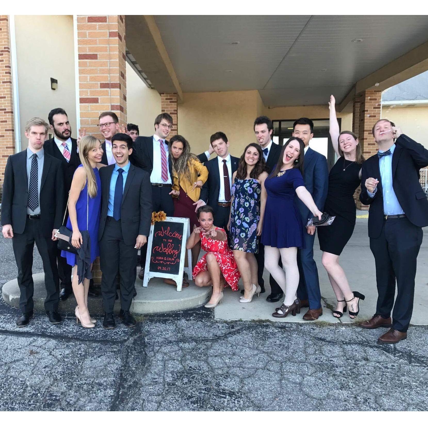 2017: SPEA reunion at Colin and Maria's wedding