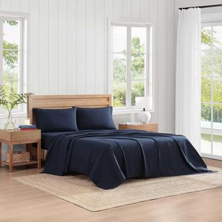 Cotton Percale 4-Piece Sheet Set