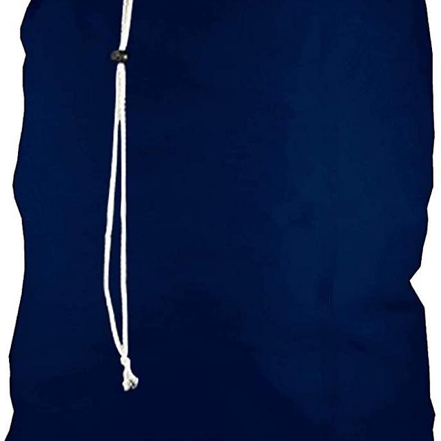 Huge Heavy Duty Nylon Laundry Storage bags with drawstring, Durable, Machine Washable 40' x 50" choose the color (Navy-Blue)