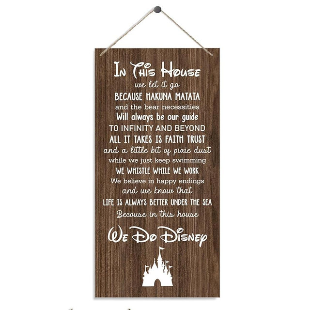 Inspirational House Decor Sign, Decorative Wood Hanging Wood Plaque, Inspirational Wall Decor, House Decoration Art, Farmhouse Decoration for Wall, Housewarming Gift, Happy Decorative for Wedding or Birthday E