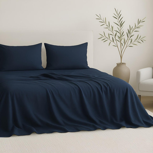 American Soft Linen 100% Cotton Sheet Sets California King Size