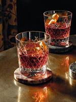 Barwell Cut Crystal Rocks Glass, Set of Two