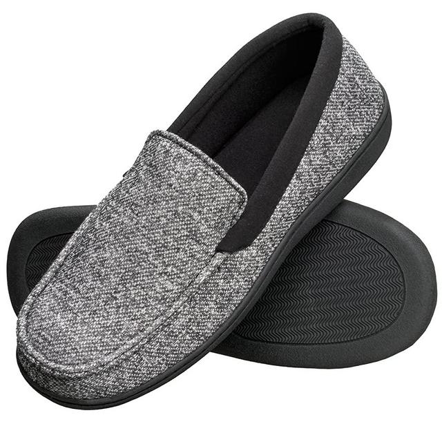 Hanes Men's Slippers House Shoes Moccasin Comfort Memory Foam Indoor Outdoor Fresh IQ