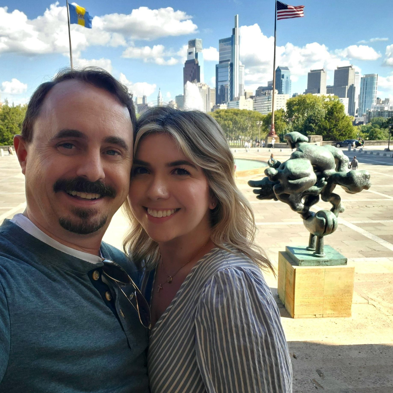 1 year anniversary date at the Philadelphia Art Museum!