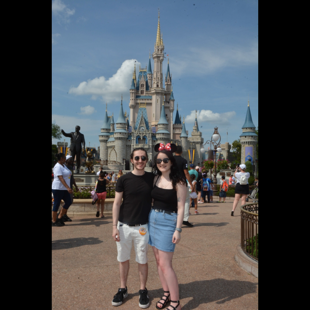 First time seeing Cinderella’s castle!