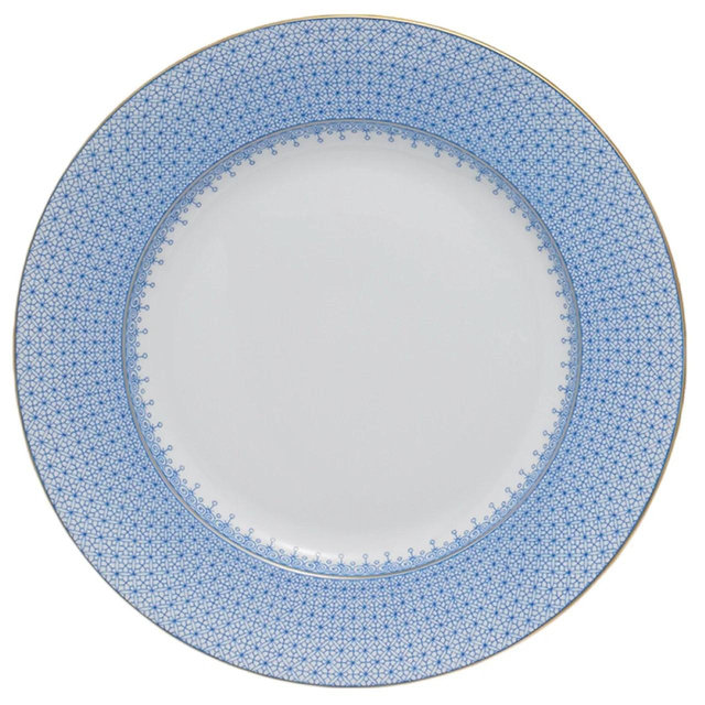 Fine China: Mottahedeh — Cornflower Lace Service Plate