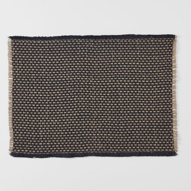 Arcolaio Etam Black Fringed Placemat